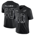 #40 Pat Tillman Black 2026 Salute to Service Stitched Jersey Front View - Budget Friendly Fan Pick