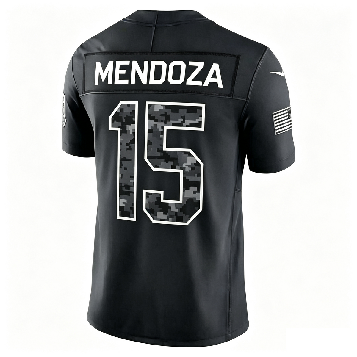 #15 Fernando Mendoza Father Son Duo Set 2026 Salute to Service Stitched Jersey Dad Kid