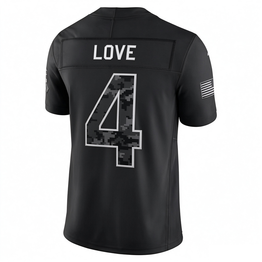 A.Cardinals #4 Jeremiyah Love Sports Bar Outfit 2026 Salute to Service Stitched Jersey