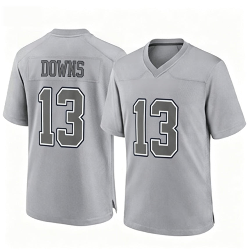 2026-2027 Brock Purdy Jerseys Caleb Downs CeeDee Lamb Dak Prescott Christian McCaffrey George Kittle Fred Warner Mike Evans Nick Bosa Patrick Mahomes Travis Kelce Kenneth Walker III George Pickens DeMarvion Overshown Jersey Mens Womens Youth Kids