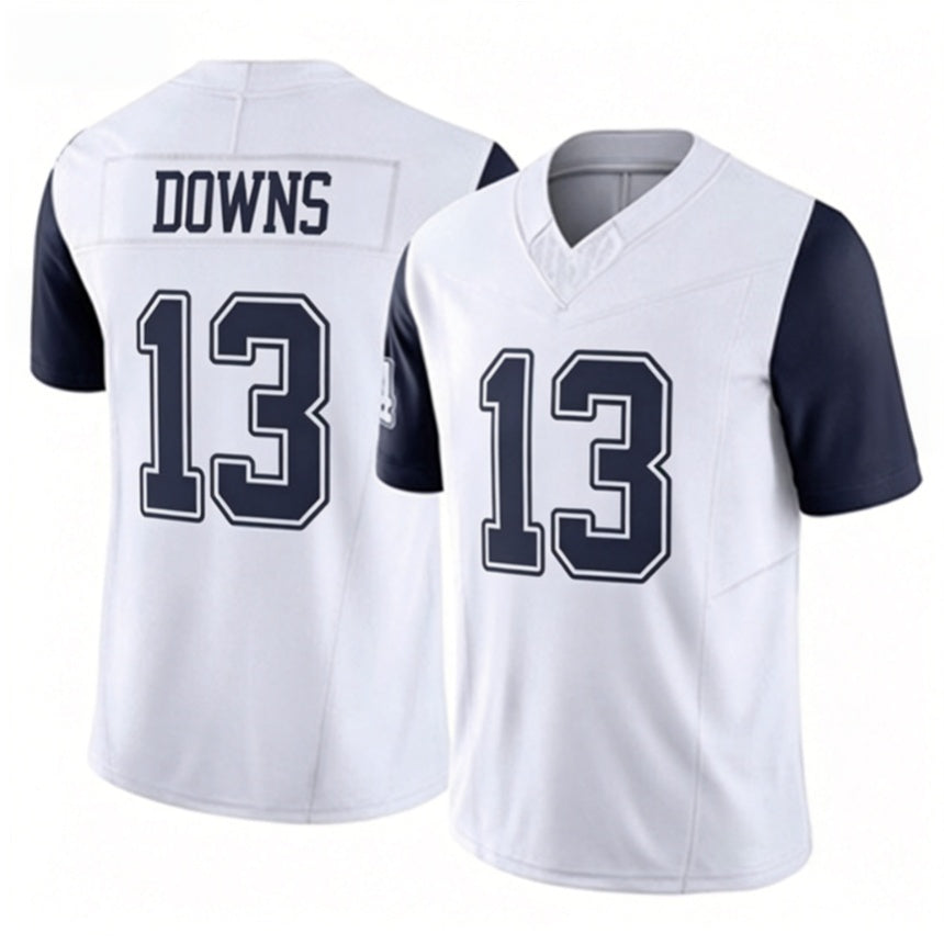 2026-2027 Brock Purdy Jerseys Caleb Downs CeeDee Lamb Dak Prescott Christian McCaffrey George Kittle Fred Warner Mike Evans Nick Bosa Patrick Mahomes Travis Kelce Kenneth Walker III George Pickens DeMarvion Overshown Jersey Mens Womens Youth Kids
