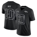 #10 Bo Nix Black 2026 Salute to Service Stitched Jersey Front View - Black Friday Doorbuster